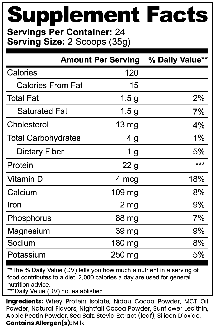 Momentum 100% Whey Protein Isolate (Chocolate)
